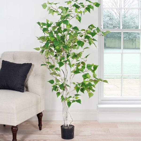 Pure Garden 5 ft. Birch Artificial Tree