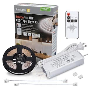8.2 ft. (2.5 m) RibbonFlex PRO Warm White Tape Light Kit with Remote