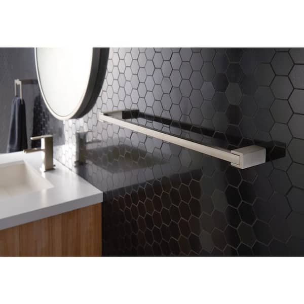 Kyvos 24 in. Towel Bar in Brushed Nickel