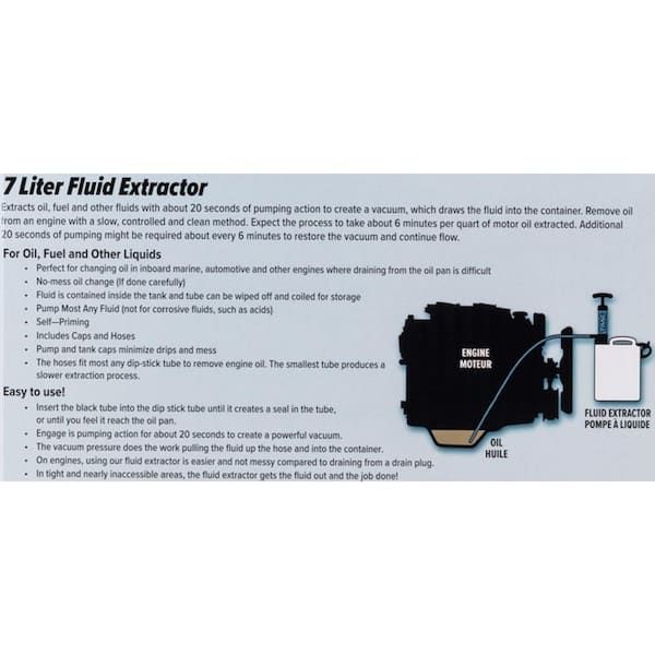 7 Liter Manual Vacuum Oil Pump Oil Fluid Extractor Car Petrol Fuel