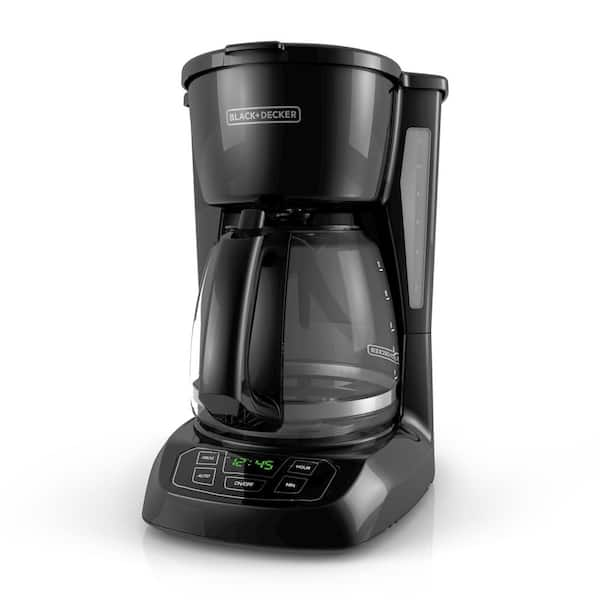 BLACK+DECKER 12- Cup Black Programmable Coffee Maker