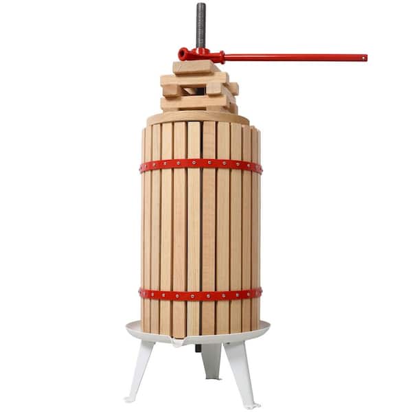Fruit Wine Press-100% Nature Apple&Grape&Berries Crusher Manual Juice Maker for Kitchen (7.9 Gallon)