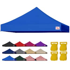 USA Pop Up 10 ft. x 10 ft. Replacement Canopy Tent Top Cover, Instant Ez Canopy Top Cover ONLY(blue