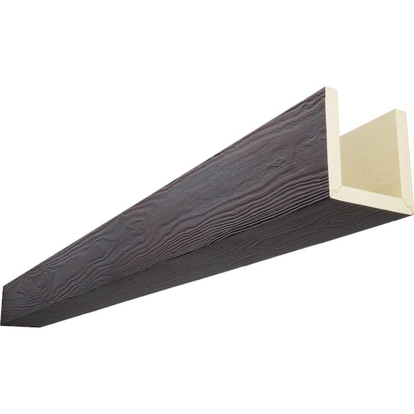 Endurathane 12 in. H x 4 in. W x 20 ft. L Sandblasted Sangria Faux Wood Beam