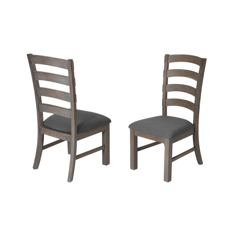 Best Quality Furniture Linda 1Pack Gray Linen Fabric Dining Chair. D21