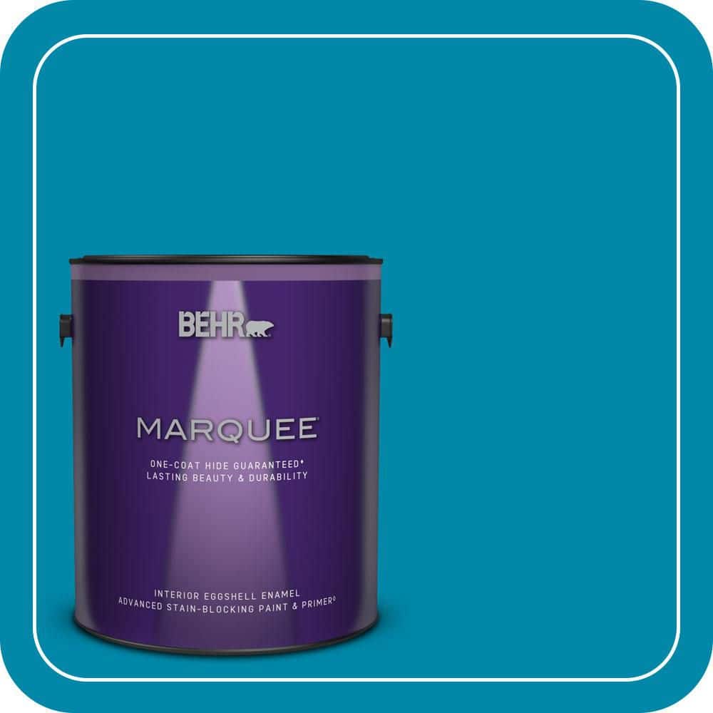 1 gal. #P490-6 Hacienda Blue Eggshell Enamel Interior Paint & Primer price history on PriceWatchPro