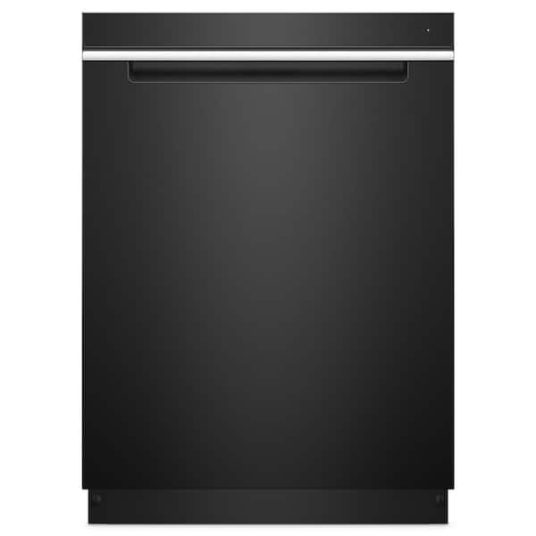 Whirlpool 24 in. Black Top Control Built-In Tall Tub Dishwasher with Stainless Steel Tub and TotalCoverage Spray Arm, 47 dBA