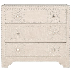 3-Drawer Gray Chest