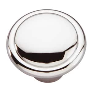 Conquest Collection 1-3/8 in. Dia Chrome Finish Cabinet Door and Drawer Knob (25-Pack)