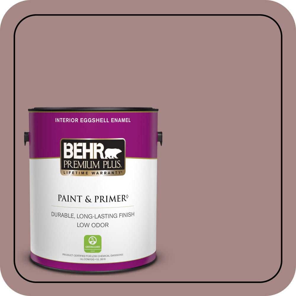 1 gal. #120F-4 Blackberry Mocha Eggshell Enamel Low Odor Interior Paint & Primer price history on PriceWatchPro