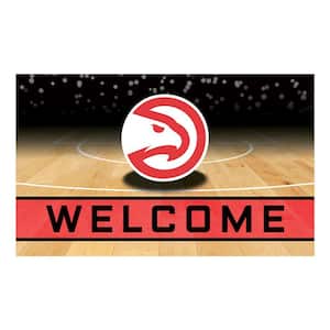 NBA - Atlanta Hawks 18 in. x 30 in. Rubber Door Mat