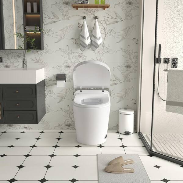 Tenleaf Elongated Smart Bidet Toilet with Heated Seat and Aromatherapy