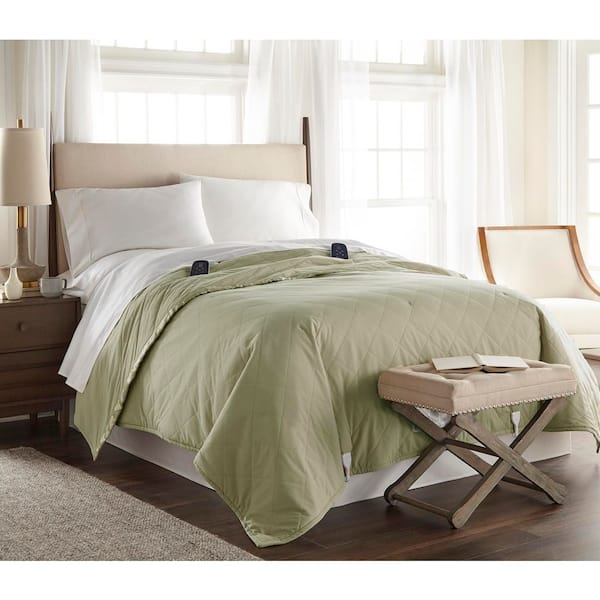 King/Cal King Meadow Electric Heated Comforter/Blanket