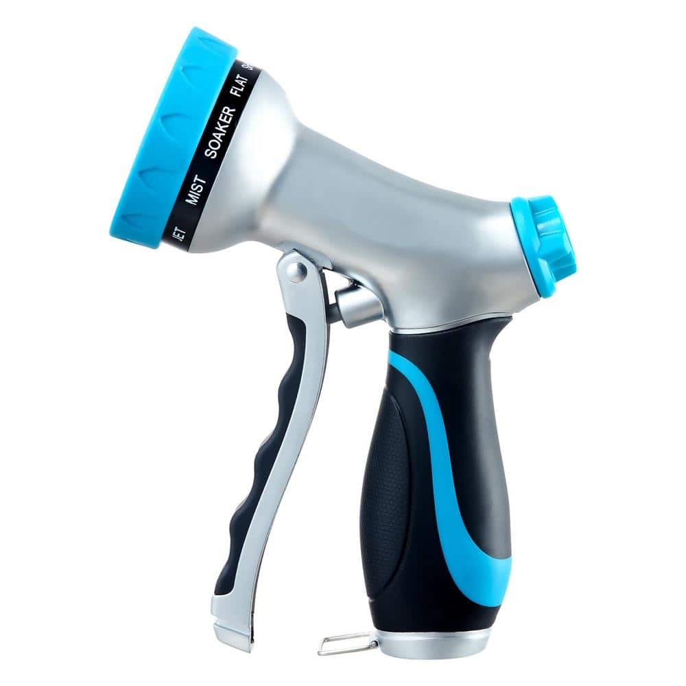 Hose Nozzle 10 Spray Patterns Zinc Alloy Metal Garden Hose Sprayer w/Flow Control for Plants Cars Pets price history on PriceWatchPro
