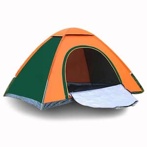 Lightweight and portable Orange Tent