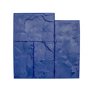 24 in. x 24 in. Ashlar Blue Texture Stamp