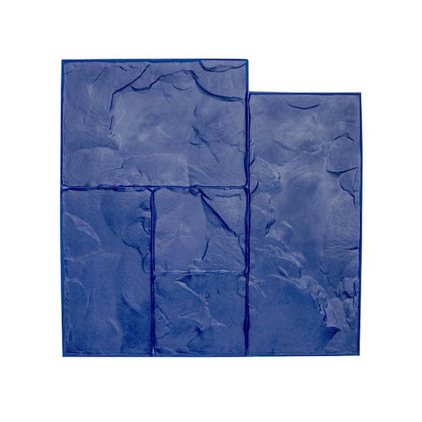 Bon Tool 24 in. x 24 in. Ashlar Blue Texture Stamp