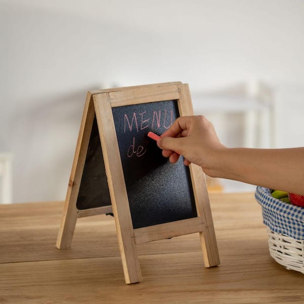 Vintiquewise 11 in. H x 9 in. W Framed Wooden Chalkboard Sign