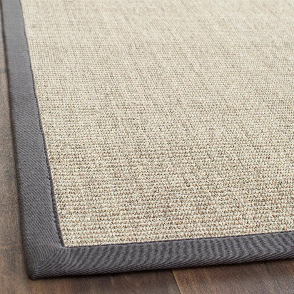 Handmade Gray Cotton Non-Slip Area Rug, 24" x 36"