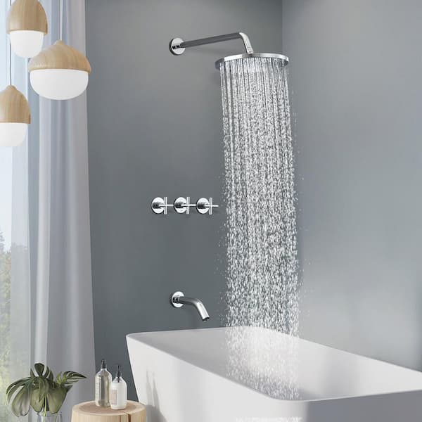 Elba Pressure Balance Single-Handle 1-Spray Tub and Shower Faucet in Chrome (Valve Included) Elba Pressure Balance Single-Handle 1-Spray Tub and Shower Faucet in Chrome (Valve Included)