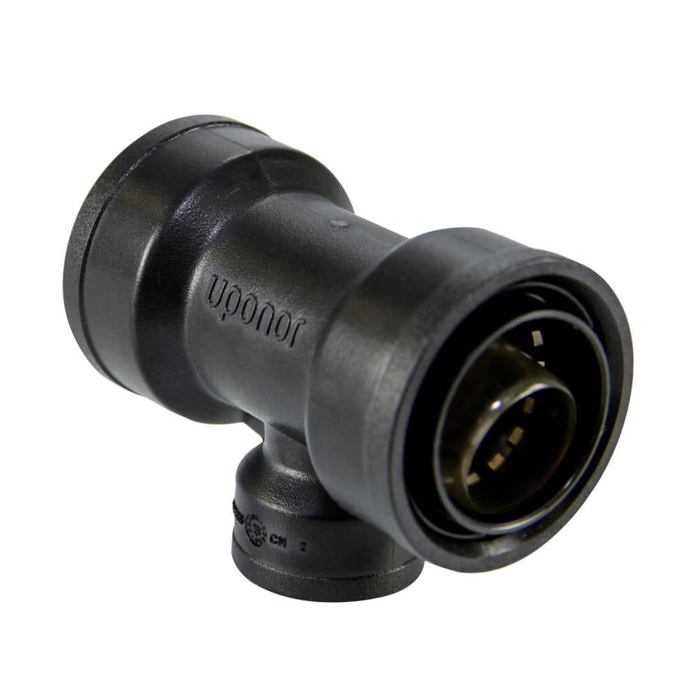 TotalFit 1 in. x 1 in. x 1/2 in. Push-to-Connect Engineered Polymer Reducing Tee price history on PriceWatchPro
