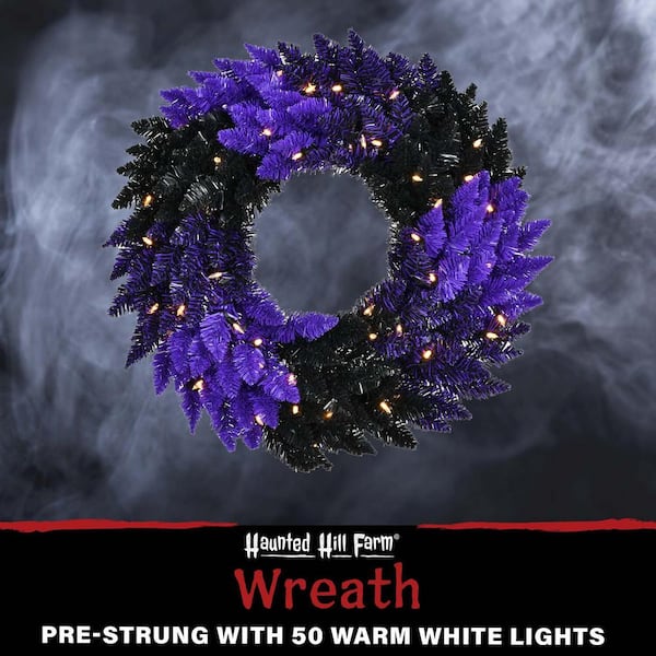 Northlight Black and Silver with Ghosts Halloween Tinsel Garland - 50 Feet Unlit