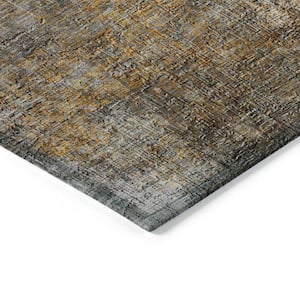 Chantille ACN593 Gray 5 ft. x 7 ft. 6 in. Machine Washable Indoor/Outdoor Geometric Area Rug