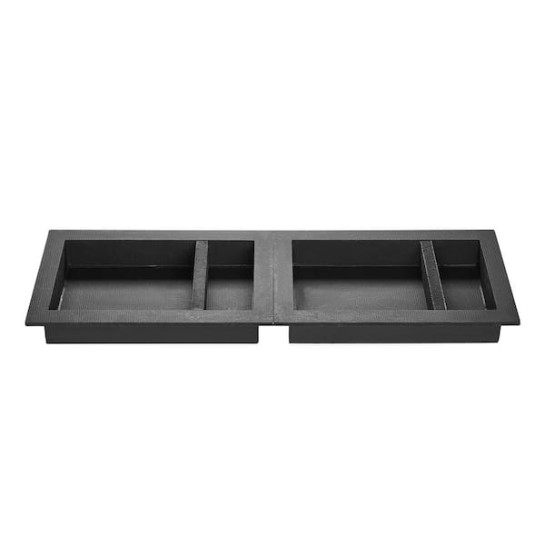 Recessed Wall Niche Set,2 Pieces 16 in. W x 24 in. H x 4 in. D Shower Niche, in Black, with Adjustable Shelf 2025 update