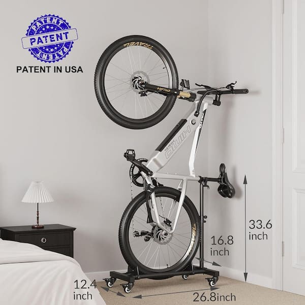 ROCKBROS Bike Floor Stand Adjtable Bicycle Stands For All 2.6-8cm(1.02''-3.15'') Width Bike Tires For MTB&Road Bike Indoor Storage