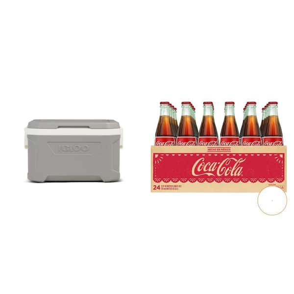 Profile II 50 Qt. Chest Cooler and 355 ml Coca-Cola Mexico Glass Bottles (48-Pack) Combo