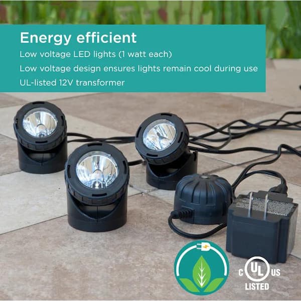 Pond and Landscape LED Lights (3-Set)