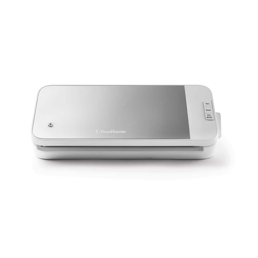 FoodSaver VS2150 Vacuum Sealing System, Food Vacuum Sealer (White/Silver)