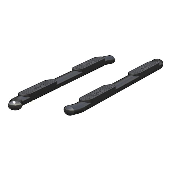 4-Inch Oval Black Steel Nerf Bars, Select Chevrolet Silverado, GMC Sierra 1500 Extended Cab