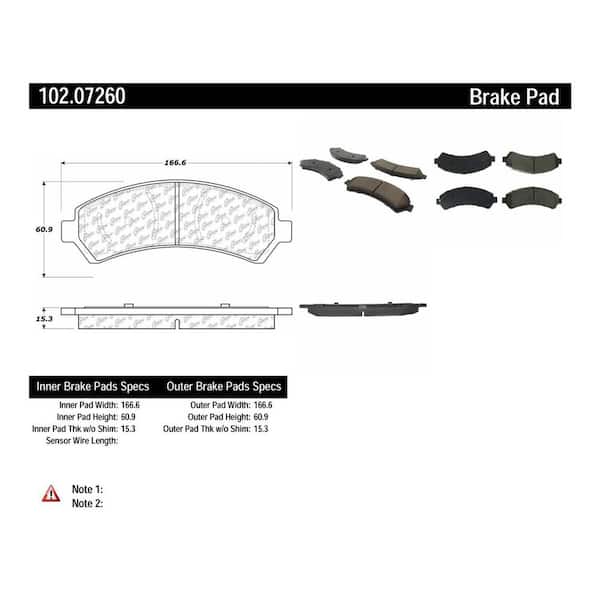 Centric Parts Disc Brake Pad Set