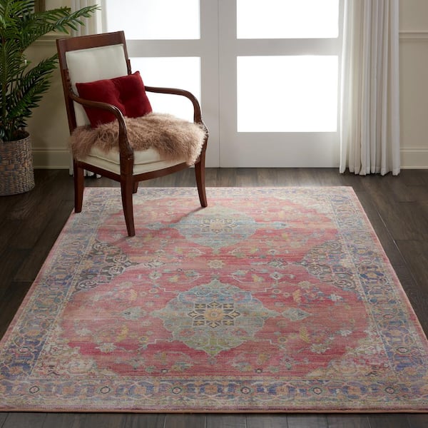 Global Vintage Multicolor 4 ft. x 6 ft. Persian Vintage Area Rug