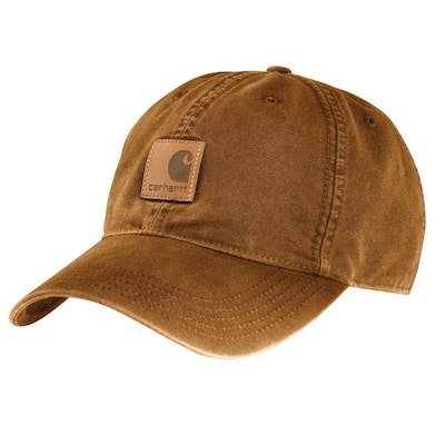 Men's OFA Brown Cotton Cap Headwear
