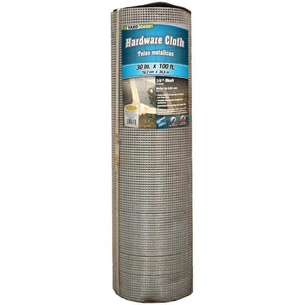 1/4 in. x 2.5 ft. x 50 ft. Galvanized Steel Hardware Cloth
