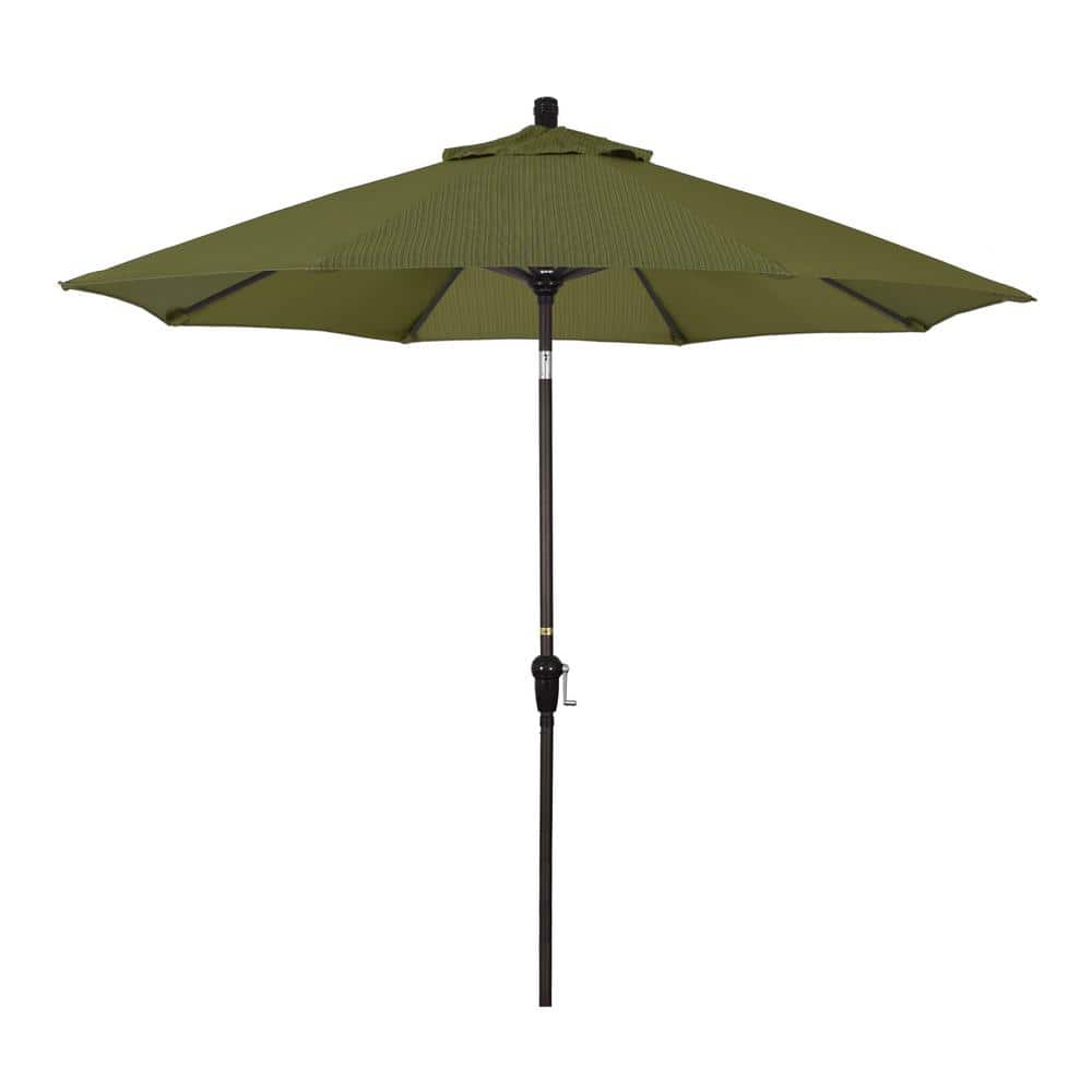 California Umbrella 9 ft. Aluminum Market Auto Tilt Bronze Patio