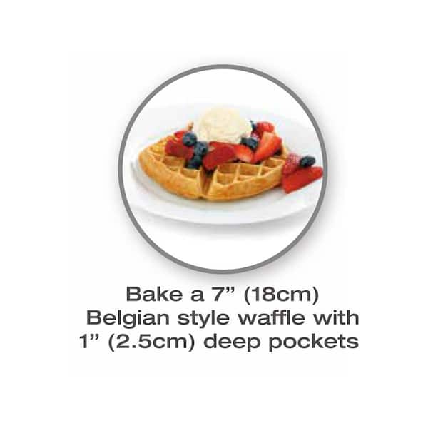 Salton Stuffed Belgian Waffle Maker ,Black