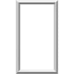 16 in. W x 28 in. H x 1/2 in. P Ashford Molded Classic Wainscot Wall Panel