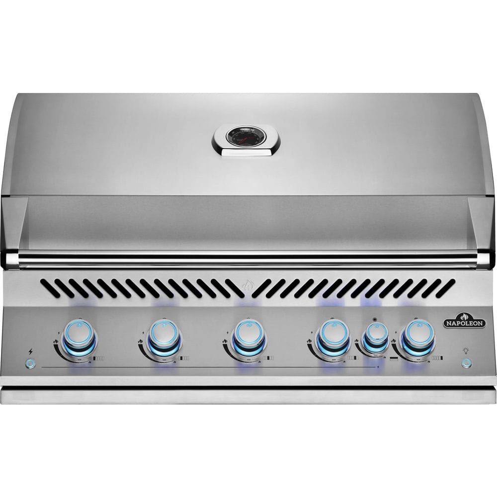 Built-In 700 Series 38 in. 5-Burner Propane Gas Grill with Infrared Rear Burner in Stainless Steel