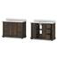 Thomasville Bradford 30 in. W x 20 in. D Bath Vanity in Walnut with ...