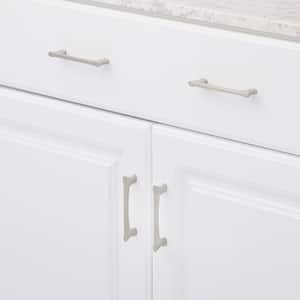 3-3/4 in. (96 mm) Wisteria Satin Nickel Cabinet Center-to-Center Pull