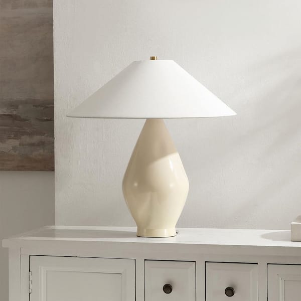 Jianna 21.5 in. Beige Table Lamp