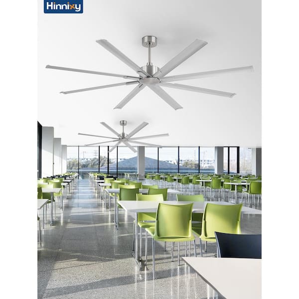 HINNIXY 84 in. Indoor/Outdoor Brushed Nickel Industrial