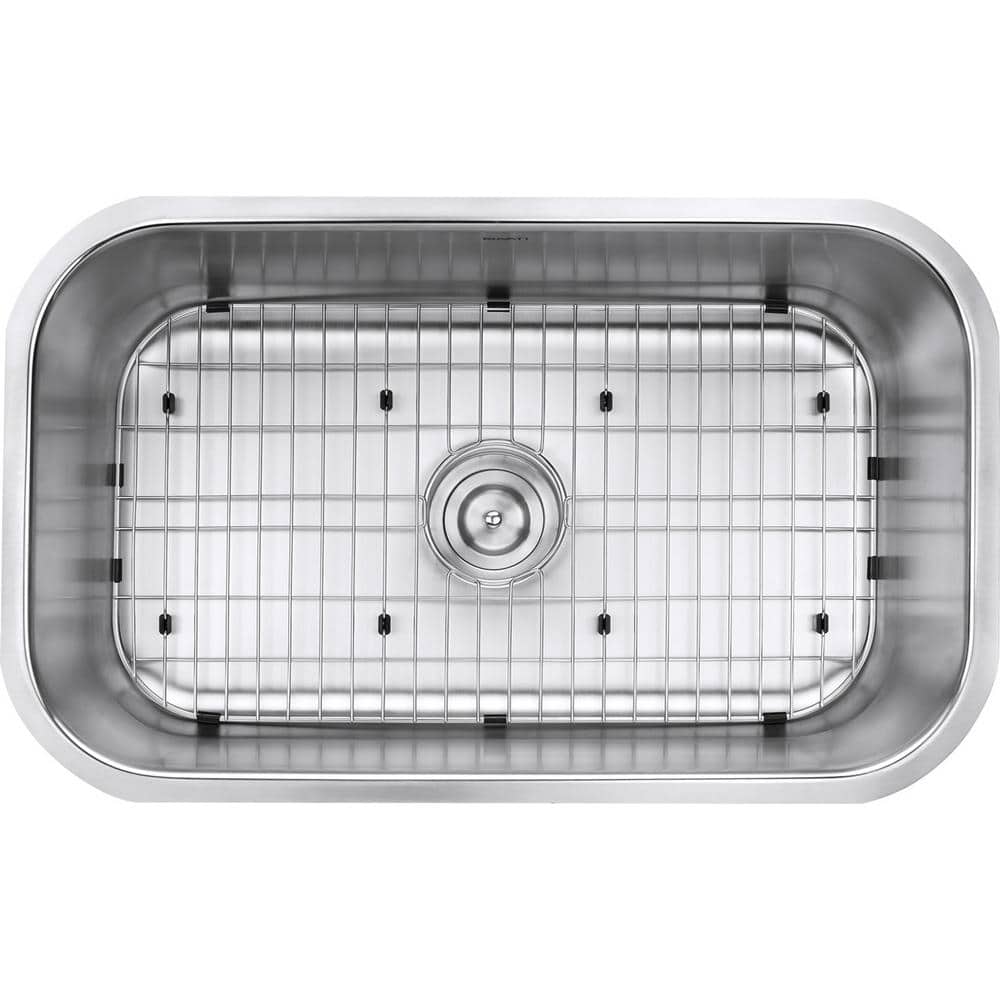 33 in. Stainless Steel Drop-in Single Bowl Kitchen Sink