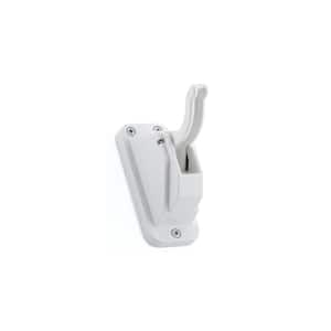 3-3/4 in. (95 mm) White Auto-Release Wall Mount Safety Hook