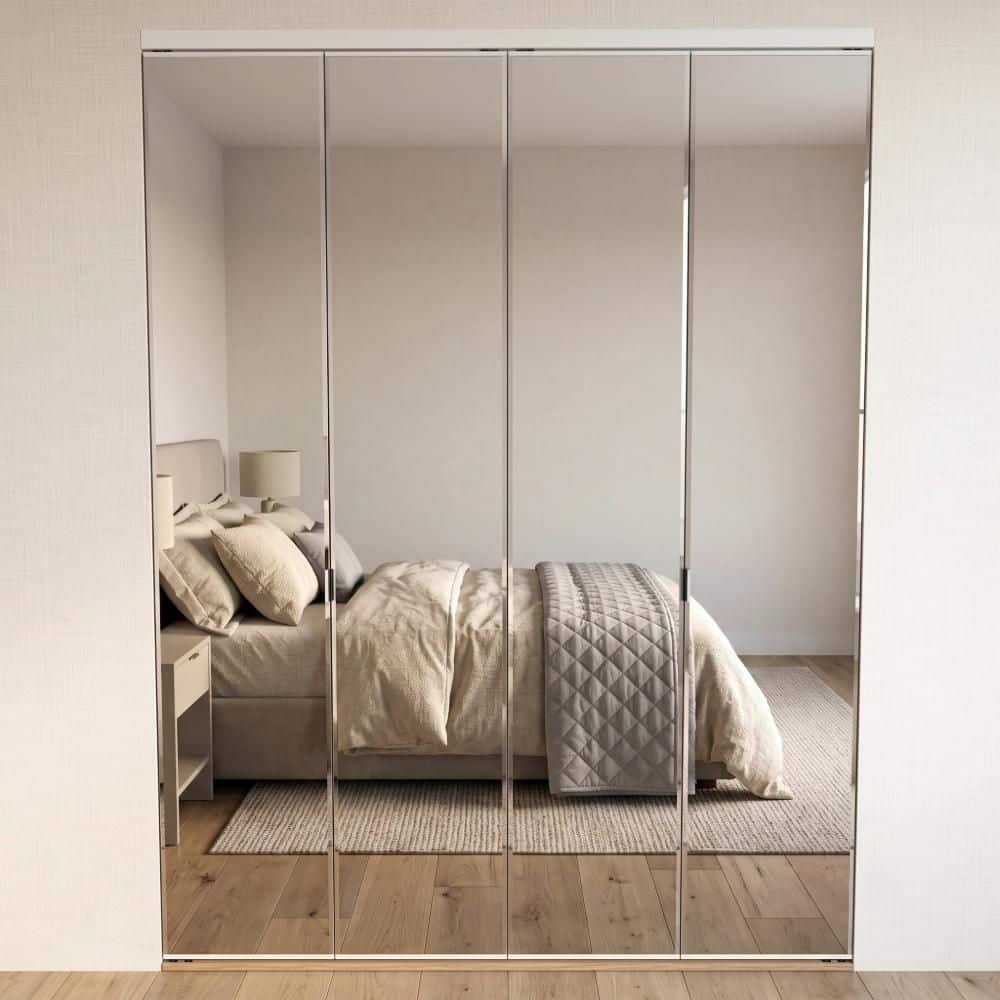 Impact Plus 72 in. x 84 in. Beveled Edge Mirror Solid Core MDF