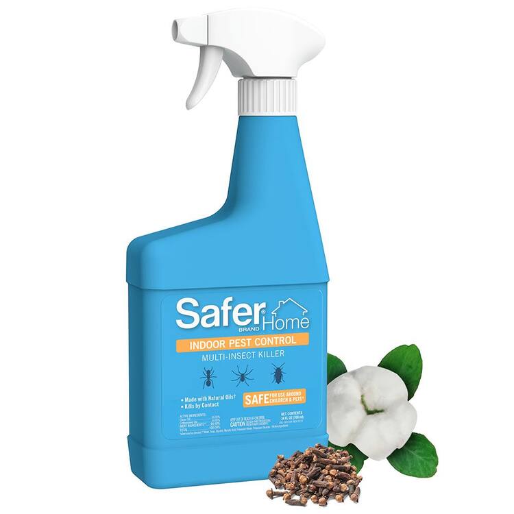 Safer Brand Safer Home 24 oz. Indoor Insecticide Insect Killer Spray for Ants, Roaches, Spiders, Fleas