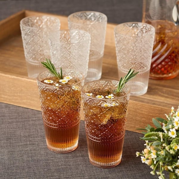 Victoria Set of 6 Acrylic Ice Tea Glass 22 oz Certified International Color: Clear